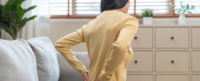 Lower back pain in women